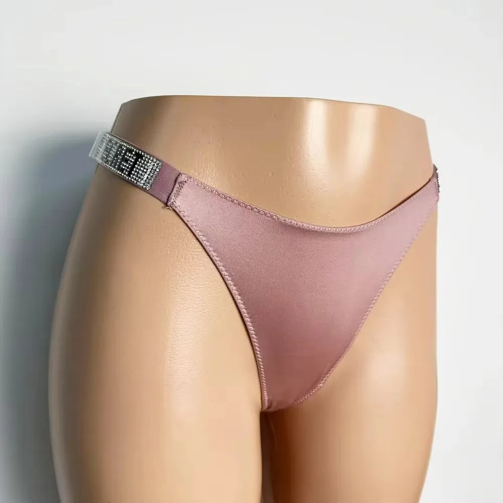 3PCS Victoria's Secret Lace Thongs Woman Comfortable Breathable Panty High Waist Women Underwear Sexy Lingerie Panties Seamless