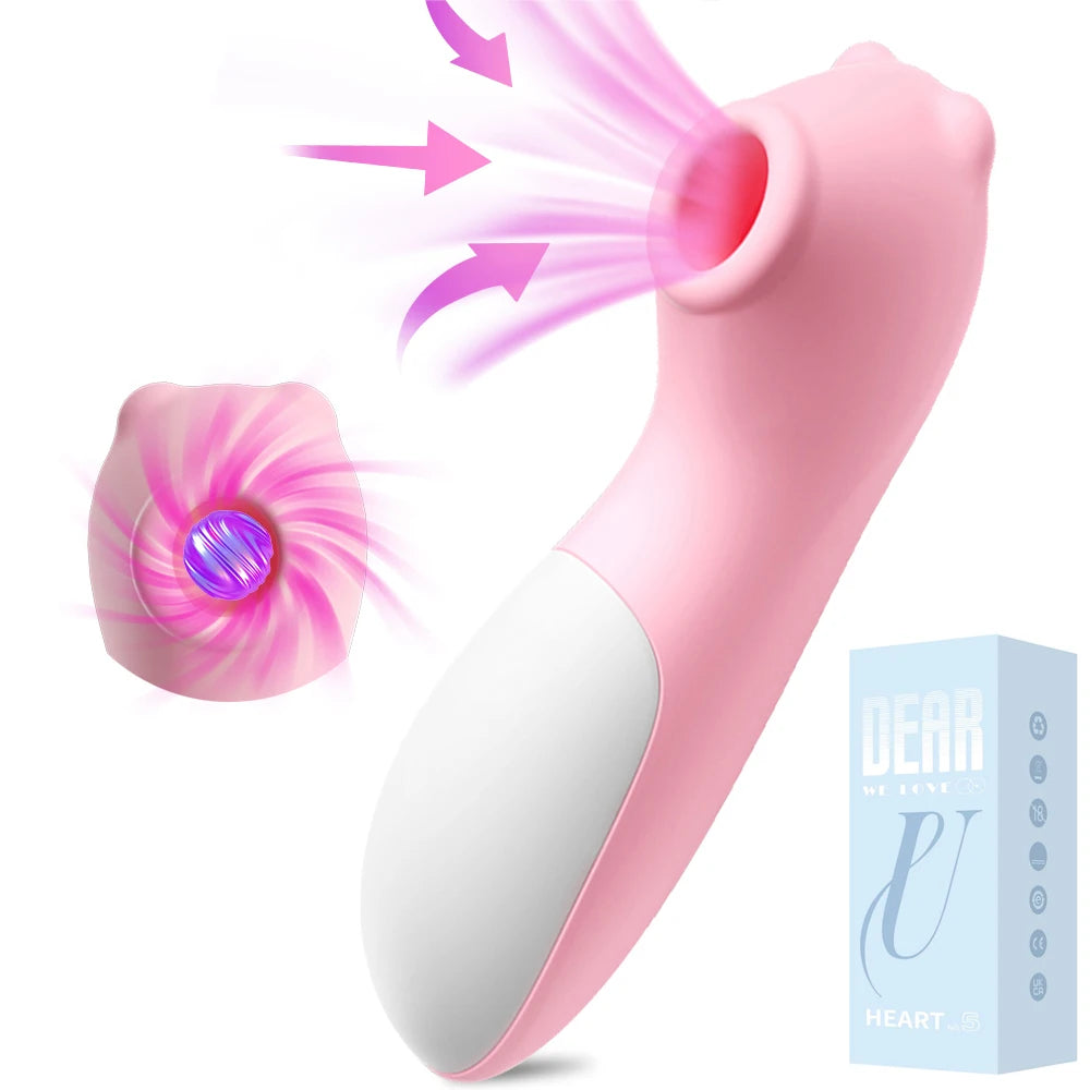 Sucker Clitoris Sucking Vibrator Female Clit Oral Stimulator Nipple Vagina Sex Toys for Women Masturbator Product Adult Supplies