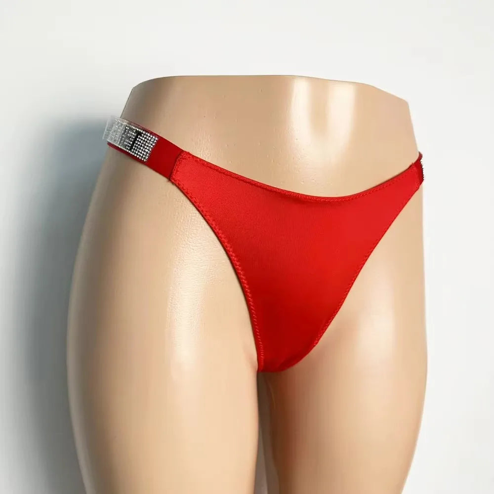 3PCS Victoria's Secret Lace Thongs Woman Comfortable Breathable Panty High Waist Women Underwear Sexy Lingerie Panties Seamless